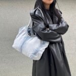 Denim Ease Tote Bag Blue