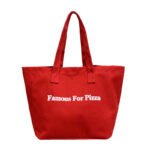 City Style Canvas Tote Bag Red