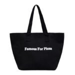City Style Canvas Tote Bag Black