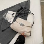 Flexi Charm Nylon Bag Off White