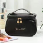 Urban Script Cosmetic Bag Black