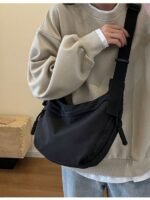 Flexi Charm Nylon Bag Black