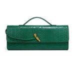 Viva Clutch Woven Bag Green