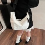 Flexi Charm Nylon Bag White