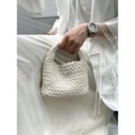 Chic Braid Woven Bag White