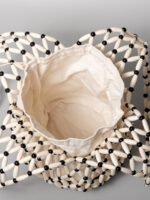 Riviera Beaded Bag White