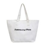 City Style Canvas Tote Bag White