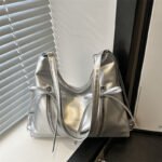 Stitch Mode Tote Bag Silver