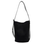 UrbanEase Suede Bucket Bag Black