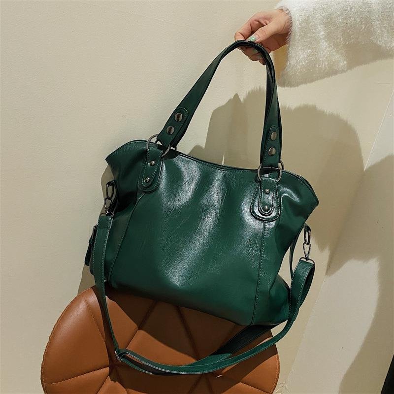 Thread Line Tote Bag Green