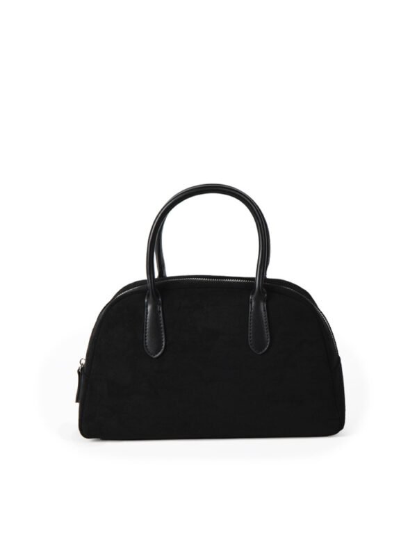 Metro Bowler Suede Hobo black Bag
