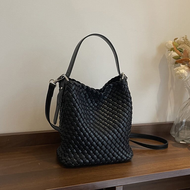 Pastel Charm Woven Bag