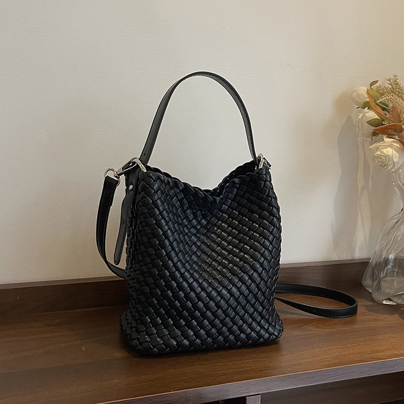 Pastel Charm Woven Bag