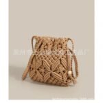 Breathable Cotton Woven Crossbody Bag