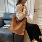 Metro Velvet Suede Hobo Bag