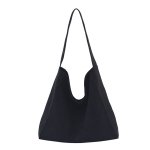 Everyday Carry Large Suede Bag Black