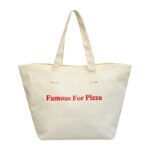 City Style Canvas Tote Bag Off White
