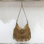 Compact unisex Hobo Bag Apricot