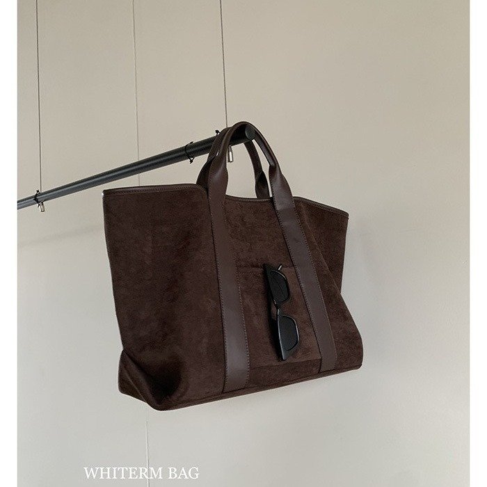 Vinta Tote Suede Hobo Coffee Bag