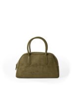 Metro Bowler Suede Hobo green Bag