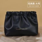 Velora Pleated Cosmetic Bag Black