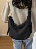 Black Flexi Charm Nylon Bag