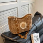 Floretto Shoulder Bag Khaki Flower