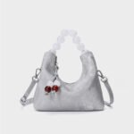 Han Lan Suede Hobo Bag