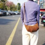 Noir Luxe Suede Hobo Bag Brown