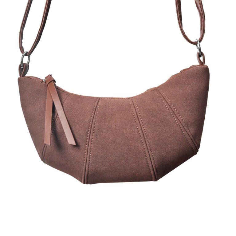 Noir Luxe Suede Hobo Bag