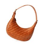 Brown Celeste Woven Bag
