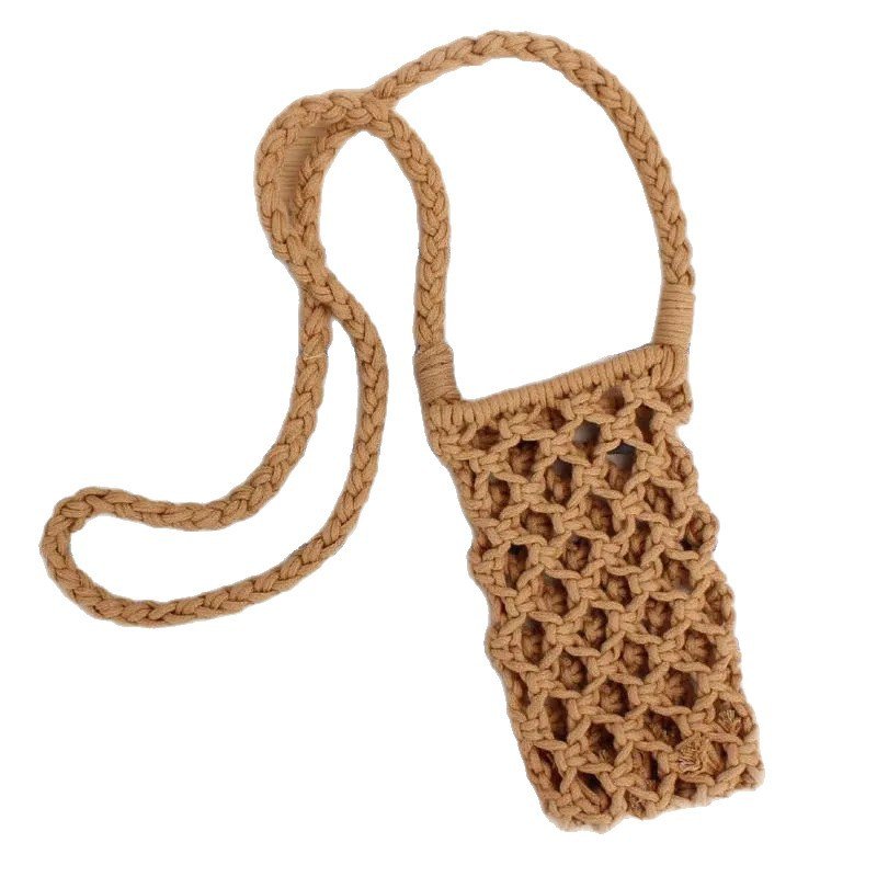 Airy Loom Cellphone Bag Brown